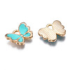 Alloy Enamel Charms ENAM-S121-070G-2