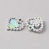 Platinum Alloy Rhinestone Pendants FIND-TAC0008-69P-07-2