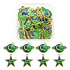 40Pcs 2 Style Golden Alloy Enamel Pendants ENAM-LS0001-54-1