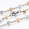 304 Stainless Steel Chain Necklaces STAS-P164-27GP-2