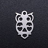 201 Stainless Steel Hollow Charms STAS-Q201-JN275-1-1