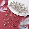 45Pcs 6 Size Iron Kilt Pins Brooch Clasps Jewelry Findings IFIN-YW0001-73-5