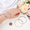 10Pcs Adjustable 304 Stainless Steel Bangles Making  MAK-BBC0001-16-3