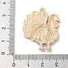 Alloy Enamel Pendants ENAM-A008-31KCG-02-3
