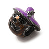 Halloween Brass Enamel European Beads LS-KK-A203-04B-B-2