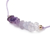 Gemstone Braided Bead Bracelet Sets BJEW-JB11013-4