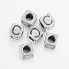 304 Stainless Steel Large Hole Letter European Beads STAS-H428-01AS-C-1