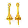 Brass Bead Cap Bails KK-G502-17A-G-1