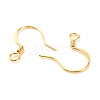 Brass Earring Hooks X-KK-F824-015A-G-2
