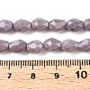 Opaque Solid Color Beads Strands EGLA-N013-P6mm-D09-4