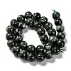 Natural Seraphinite Beads Strands G-E557-22C-3