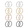 Titanium Steel Hoop Earrings STAS-TA0001-23C-8