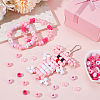 800Pcs 4 Colors Plastic Beads Sets KY-SP0001-24D-4
