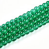 Baking Paint Transparent Glass Beads Strands DGLA-N006-6mm-09-1