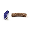 Brass Middle East Rhinestone Beads RB-C1301-M-2