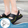 2 Pair 2 Colors Plastic Shoe Decorations FIND-GA0003-85-5
