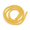 Natural Mashan Jade Round Beads Strands G-D263-4mm-XS07-2