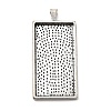 Alloy Pendant Cabochon Settings X-PALLOY-2418-AS-LF-1
