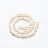 Natural Cultured Freshwater Pearl Beads Strands PEAR-L001-F-08-4