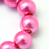 Baking Paint Glass Pearl Round Bead Strands X-HY-Q003-10mm-54-3