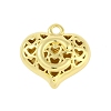 Hollow Brass Pendants for Valentine's Day KK-M289-03C-G-1