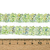Baking Paint Electroplate Transparent Glass Beads Strands EGLA-N020-04G-4