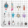   Pendants Sets G-PH0001-90-2