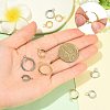 16Pcs 201 Stainless Steel Huggie Hoop Earrings Findings STAS-FS0002-26D-5