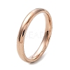 Ion Plating(IP) 304 Stainless Steel Flat Plain Band Rings STAS-I160-D-RG-1