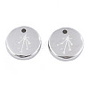 Non-Tarnish 316 Surgical Stainless Steel Charms STAS-S116-418K-P-2