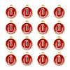 Golden Plated Alloy Enamel Charms LS-ENAM-S118-03I-2