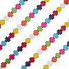 5 Strands Synthetic Turquoise Beads Strands TURQ-ME0001-03-1