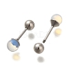 201 Stainless Steel Ear Plugs Gauges EJEW-C118-08P-10-2