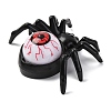 Halloween Resin Spider with Scary Eyeball LED Light Figurines Ornament AJEW-Z036-01A-3