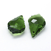 Faceted Glass Pendants GLAA-F068-C01-2