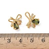 Brass Micro Pave Cubic Zirconia Pendants KK-Z136-58G-01-3