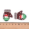 Christmas Theme Printing Acrylic Pendants BACR-N002-01D-3