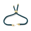 Cotton Cord Bracelet Making KK-F758-03M-G-1