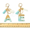 Transparent Epoxy Resin Pendant Keychains KEYC-FS00022-15-3