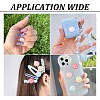 30Pcs 6 Colors Opaque Resin Cabochons RESI-YW0005-44-5