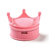 Flocking Plastic Crown Finger Ring Boxes LS-CON-B008-01D-3