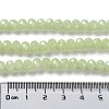 Baking Paint Imitation Jade Glass Bead Strands LS-DGLA-A034-J8MM-A21-5