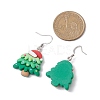 Christmas Resin Dangle Earrings EJEW-JE06090-3
