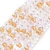 Glass Beads Strands EGLA-A034-M6mm-23-3