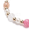 Colorful Alloy Enamel Cute Charms Bracelet BJEW-JB08661-02-6