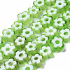 Handmade Millefiori Glass Bead Strands LAMP-J035-6mm-24-1