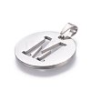 Non-Tarnish 201 Stainless Steel Pendants STAS-L221-33M-2