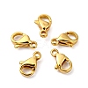 304 Stainless Steel Lobster Claw Clasps X-STAS-AB09-G-1