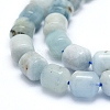 Natural Aquamarine Beads Strands G-D0010-16B-3