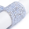 Natural Blue Lace Agate Beads Strands G-K366-B02-02-1